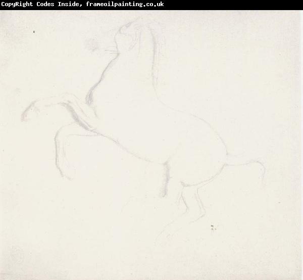 Edgar Degas Study of a Horse from the Parthenon Frieze